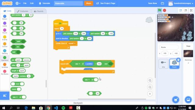 Scratch Asteroids Project Part 3 смотреть онлайн