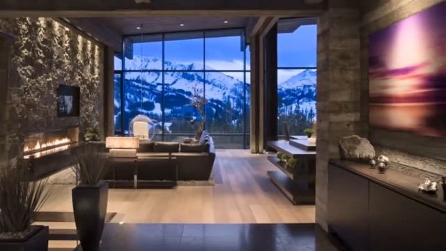 Красивый Интерьер Дома с Большими Окнами Панорамные Окна Panoramic Windows смотреть онлайн