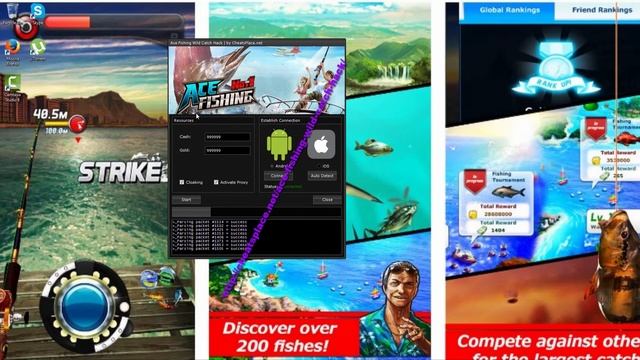 Ace Fishing Wild Catch Hack Tips for infinite Cash Android iOS смотреть онлайн