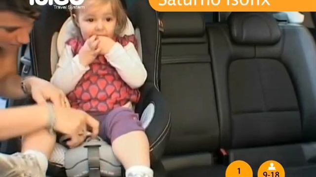 ISIGO Saturno Isofix (группа 1) видео-инструкция