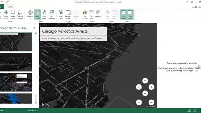 PowerMap – 6 min video introduction Excel 2013 смотреть онлайн