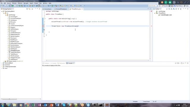 Java Multithreading Example of bank Account part 1 смотреть онлайн