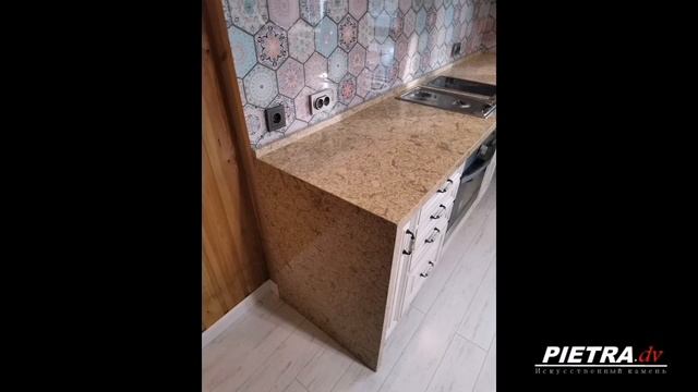 "Столешница" Камень для кухни из кварца смотреть онлайн
