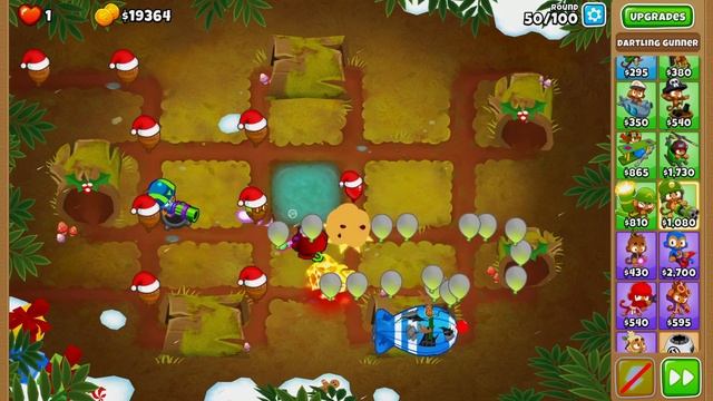 Easiest 2 Tower Chimps Ever! - Dartling Gunner - Bloons td 6 смотреть онлайн