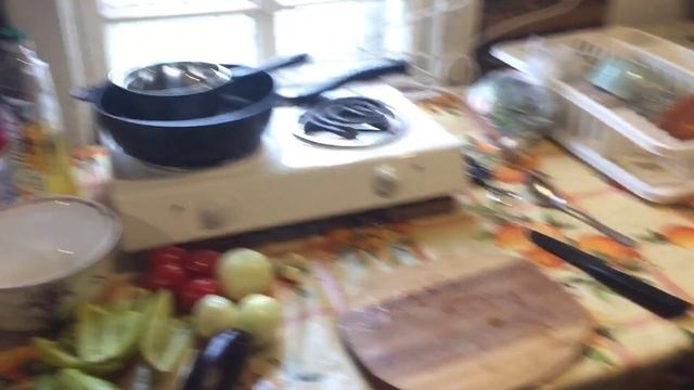 Готовлю мясо с овощами в русской печи. смотреть онлайн