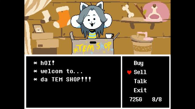 Undertale Infinite Gold and Temmie Armor смотреть онлайн