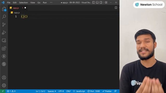 What is Immediately Invoked Function Expression in Javascript | Newton School смотреть онлайн