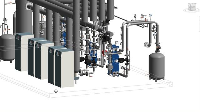 Проектирование котельной в Revit