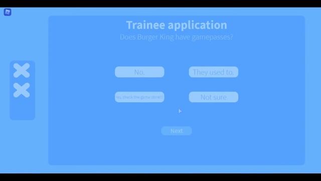 BK-Burger King Application Answers - 2021 | How to PASS your APPLICATION! [ROBLOX] смотреть онлайн