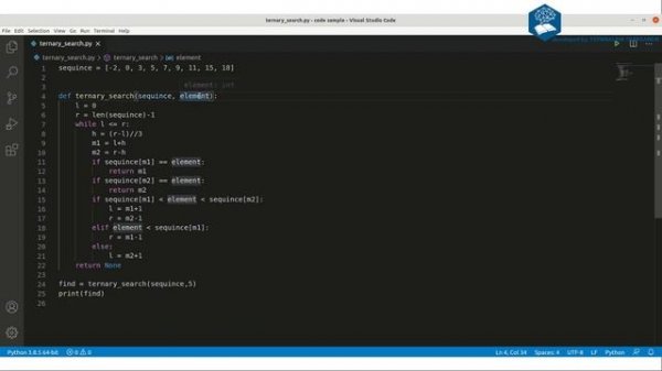 Алгоритмы. Тернарный поиск. Реализация на Python и Java.