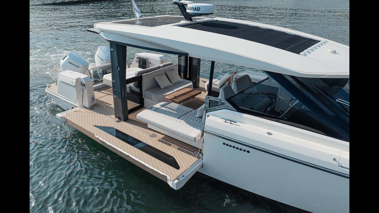 Saxdor 400  GTO полный  обзор катера |  Yachts Expert 4