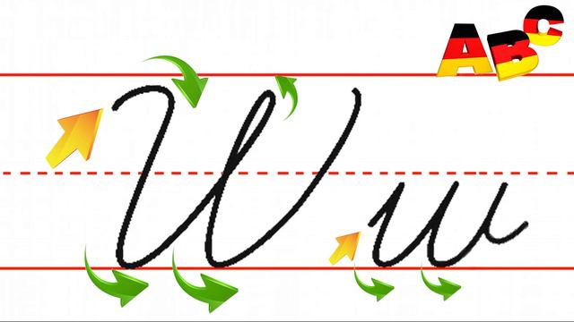 Немецкий алфавит Буква W w смотреть онлайн