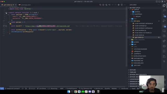 Use dotenv-cli for k6 environment variables, easily import JS util libs like lodash, faker, moment смотреть онлайн