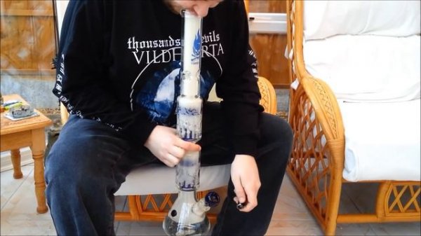 The Conservatory Gear Episode 15 - Black Leaf 2x10 arm percolator bong