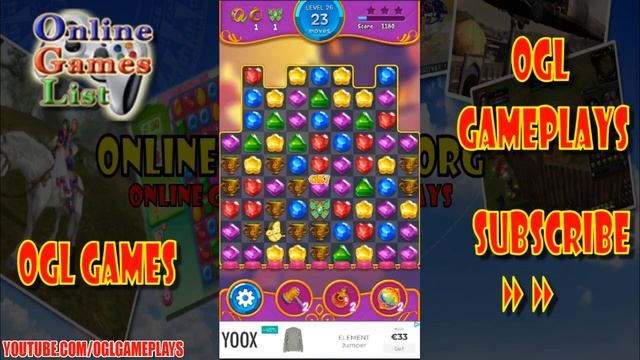 Jewel Witch - Best Funny Puzzle Level 21-30 Android Gameplay смотреть онлайн
