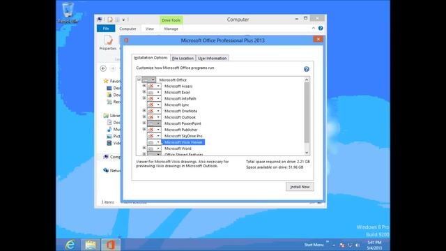 How to install and customize Microsoft Office 2013 in Windows 8. смотреть онлайн