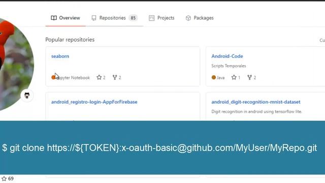Como clonar un repositorio privado de github смотреть онлайн