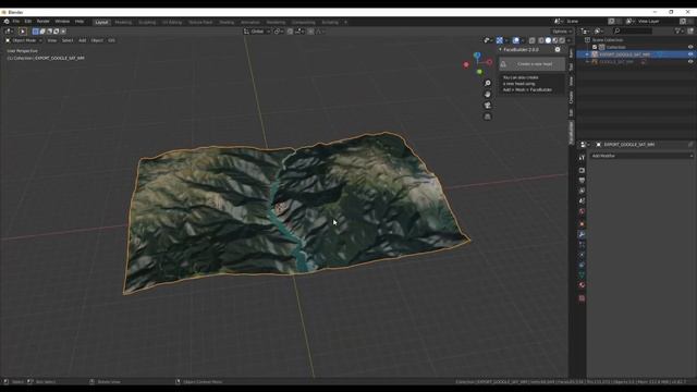 Blender GIS или создаем ландшафт и город с помощью карт Google смотреть онлайн