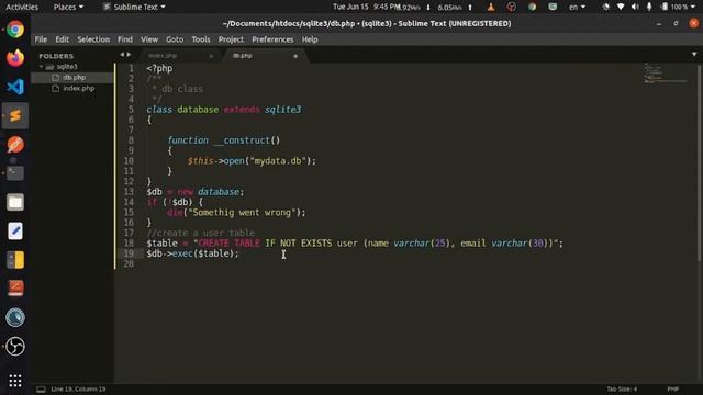 simple SQLite3 crud in PHP | php sqlite3 | developer Sharif смотреть онлайн