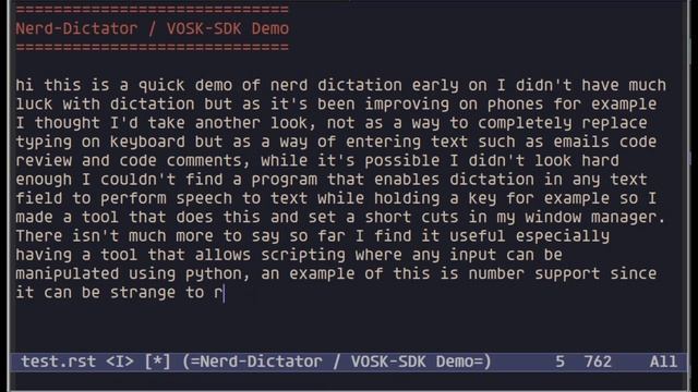 Nerd Dictation for Linux смотреть онлайн