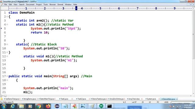 What is non-static member & Control Flow In Core Java смотреть онлайн