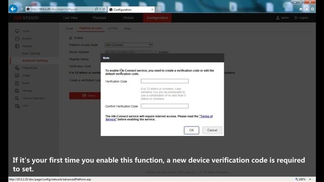 How to enable Hikvision Hik Connect using a web browser смотреть онлайн