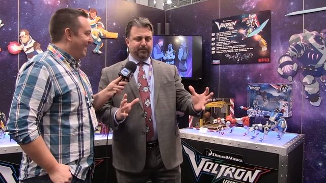 Voltron Legendary Defender Playmates Toys Product Walkthrough at New York Toy Fair 2017 смотреть онлайн