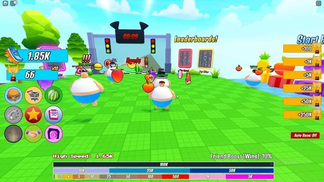 ROBLOX FAT RACE CLICKER ? смотреть онлайн