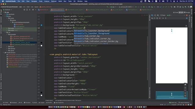 android tablayout custom indicator | android custom tablayout indicator | kotlin custom tablayout смотреть онлайн
