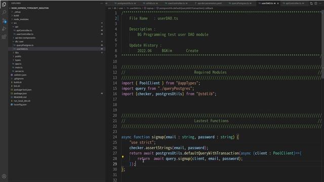 Node Express TypeScript(3) : Skeleton смотреть онлайн