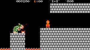 Zombie Mario Bros. (Super Mario Bros 1 on NES, zombified)
