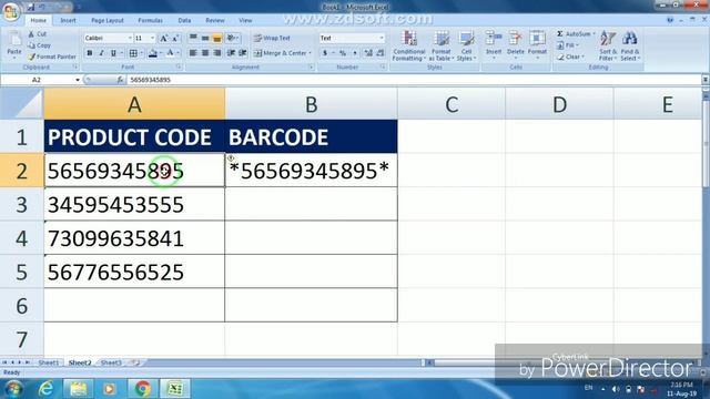 How to Create Bar Code in MS Excel 2003,2007,2010,2013,2016,2019 Advance create Barcode????? смотреть онлайн