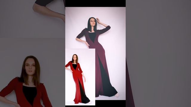 Позы в длинном платье