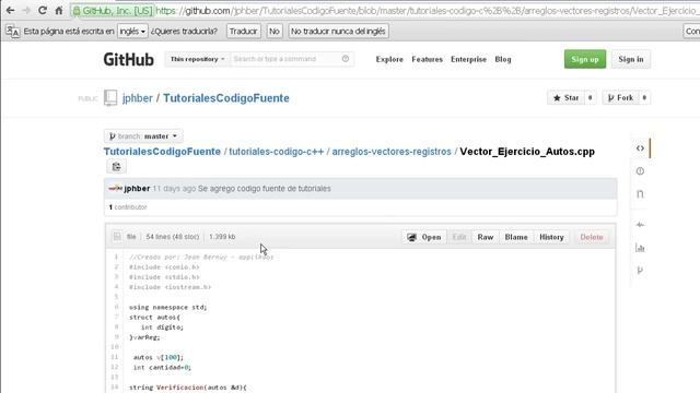 Descargar de GITHUB Codigo Fuente de Tutoriales applikdos - C++ - JAVA - HTML5 смотреть онлайн
