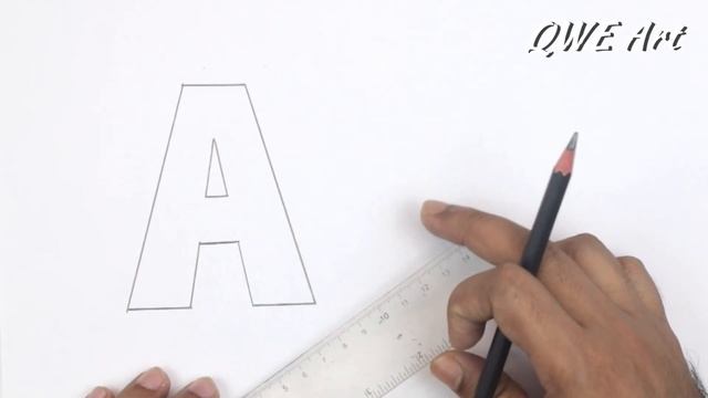 3D Letter Drawing A смотреть онлайн