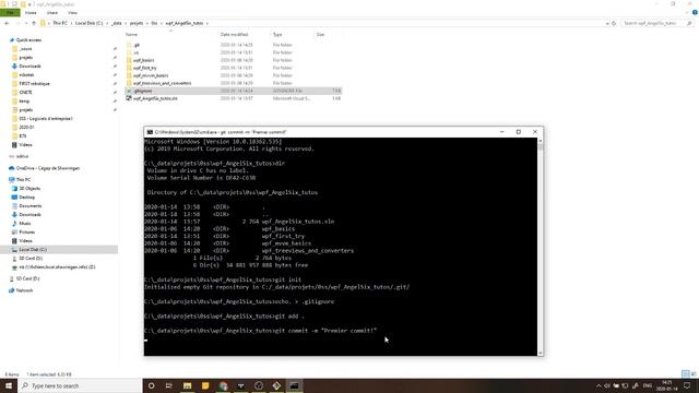 Créer un dépôt local GIT et le pousser sur GitHub смотреть онлайн