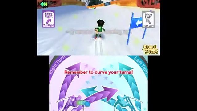 DualPenSports - N3DS - GamePlay Video: Skiing смотреть онлайн