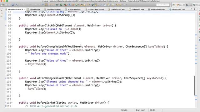 Web Event Listener In Selenium Video-2 смотреть онлайн