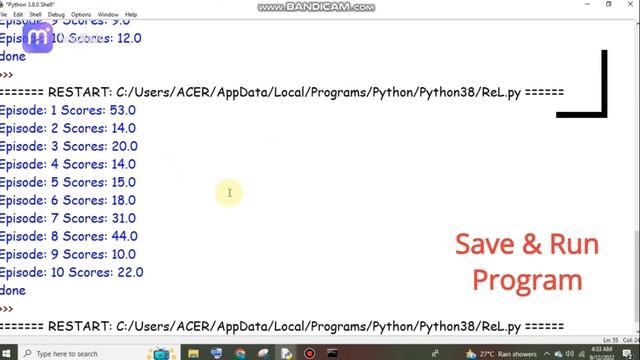 Reinforcement Learning(Practical-Cartpole) #AI Practical смотреть онлайн