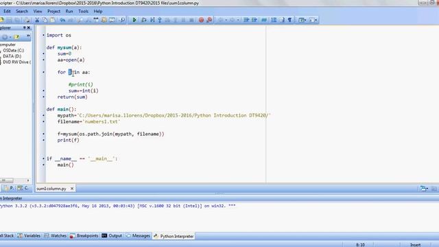 Python Reading and adding values from file смотреть онлайн
