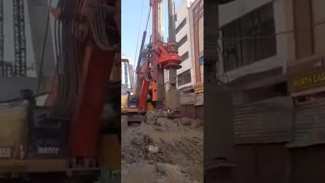 new double decker flyover patna, bihar | piling work| MAT machine|piling machine |borewell driling смотреть онлайн