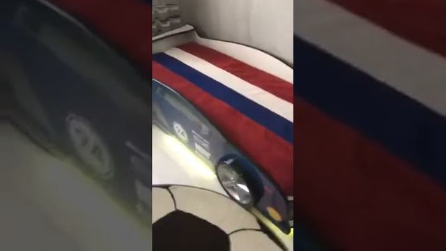 Кроватка машинка Ламба Синяя 1 смотреть онлайн