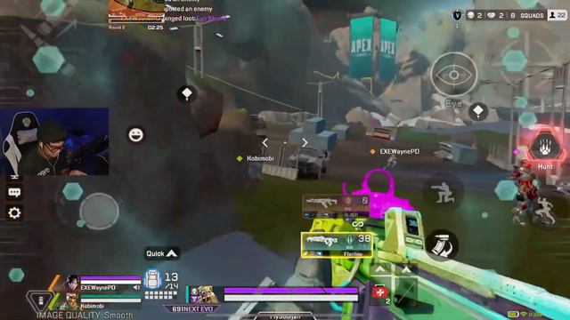 GAMEPLAY BLOODHOUND APEX LEGENDS MOBILE IPAD MINI 6 60FPS смотреть онлайн