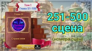 Том 1,глава 51-100,сцены 251-500.
Картинки сцен с номерами для Забега JJ.