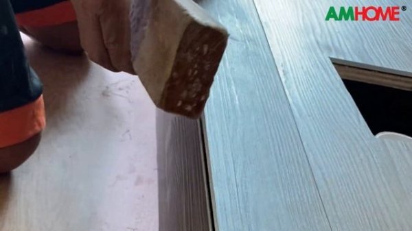 SPC flooring installation on a platform & 12mm laminate Flooring installation