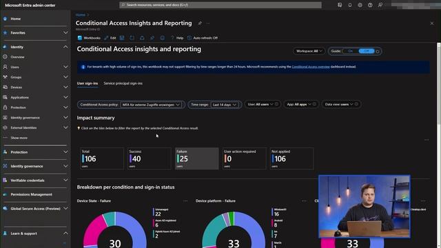 Workbooks zur Auswertung von Logs (Entra ID Logging Teil 2) – Entra ID Security 14 смотреть онлайн
