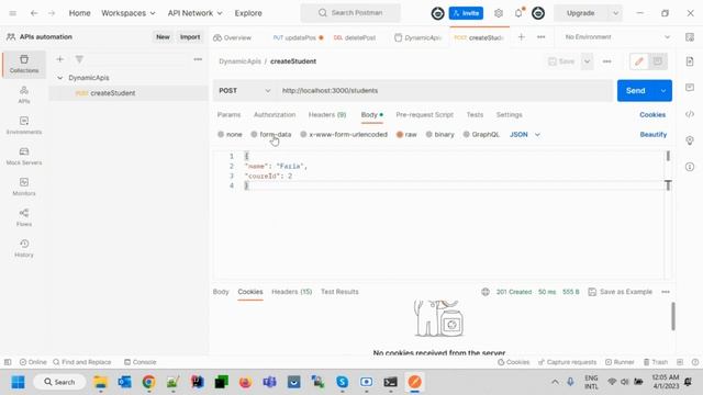 Postman: Own Dummy APIs Dynamic Collection | Postman | json-server | Dummy APIs | API Testing смотреть онлайн
