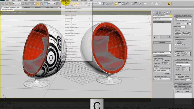 Modelling an egg chair using 3ds Max - Part 2 смотреть онлайн