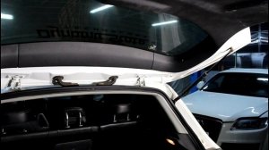 Замена лампочек подсветки номера на Mitsubishi ASX Мицубиси АСХ 1,8 2013 года