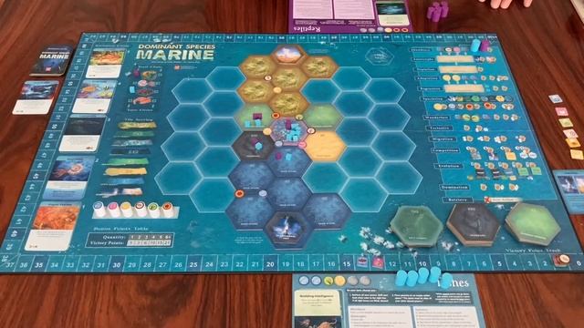 Dominant Species: Marine Board Game | Playthrough | Part One смотреть онлайн